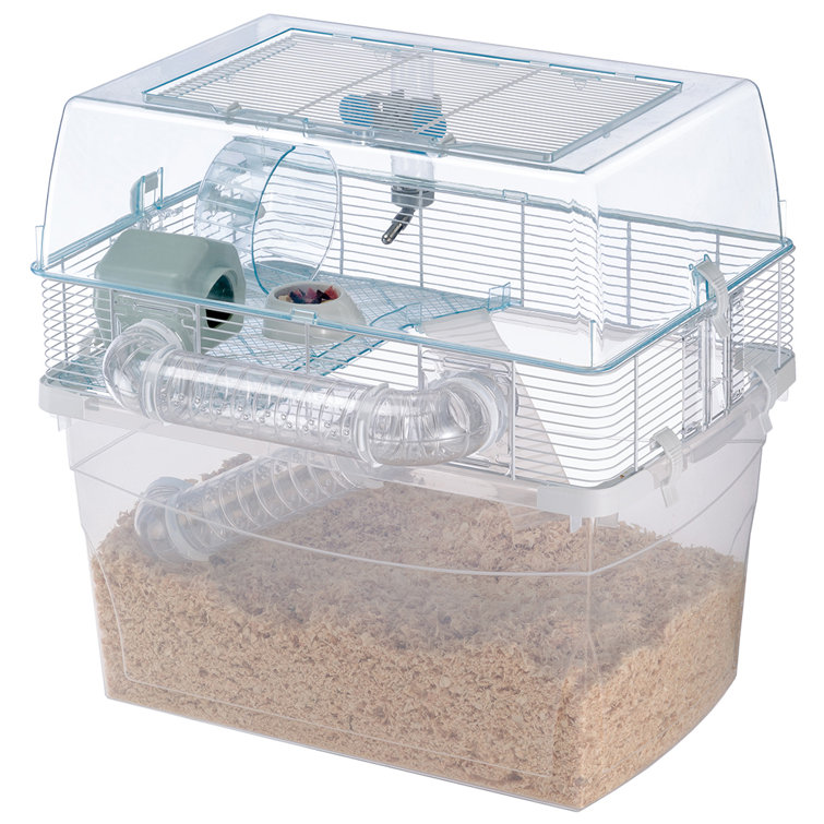 Plastic hamster store cage no bars